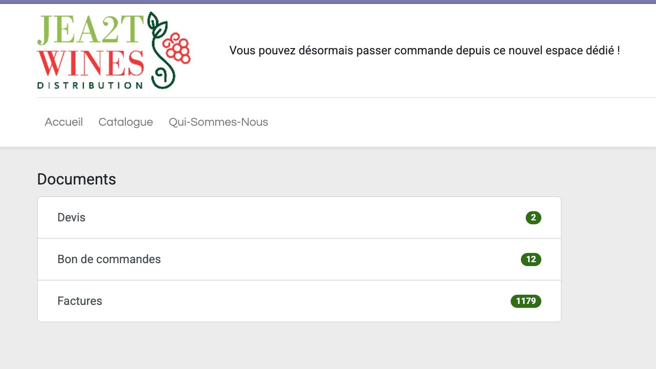 Espace client