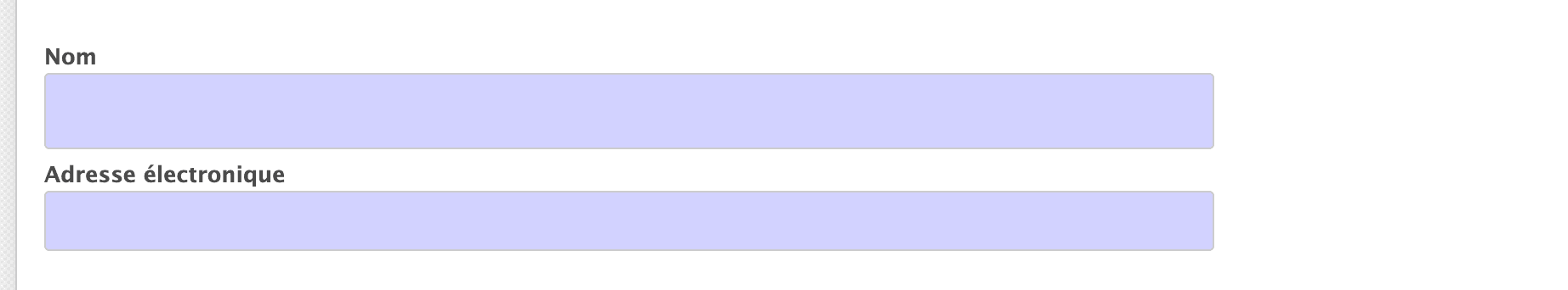 Création d'un utilisateur
