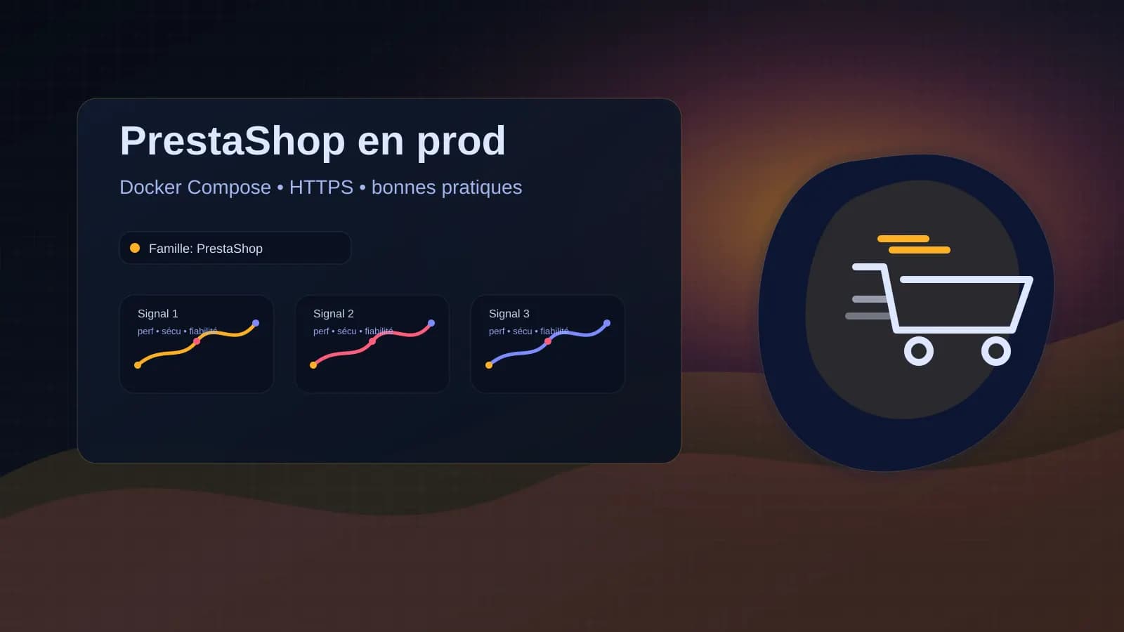 Installer PrestaShop avec Docker Compose : prod, perf et sauvegardes (guide 2026)