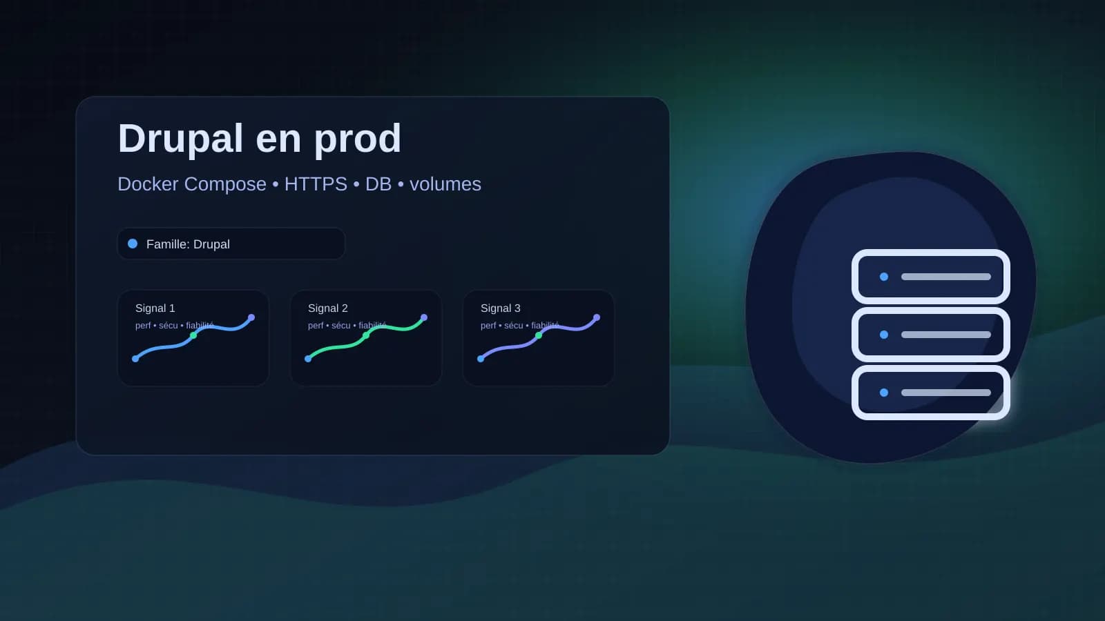 Installer Drupal avec Docker Compose (prod) : HTTPS, base de données, volumes